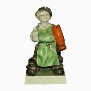 Statuetta Herend Colorfol in porcellana, anni '20