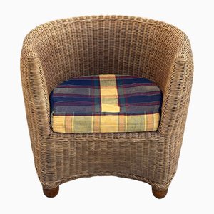 Vintage Wicker Armchair, 1970s