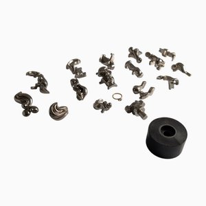 Escultura de joya de rompecabezas de Miguel Berrocal, años 60