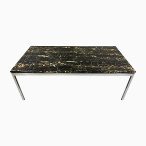 Nero Portoro Marble Top Coffee Table by Florence Knoll for Knoll International, 1960s