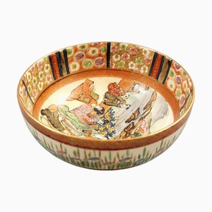 Antike japanische Satsuma Schale, 1890er