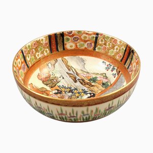 Japanische Kyoto Satsuma Schale, 1890