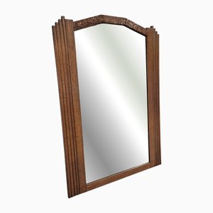 Large Art Deco Amsterdam School Wall Mirror, 1920s