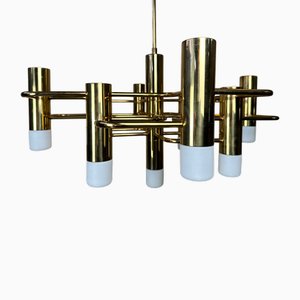 Lustre Boulanger Vintage par Gaetano Sciolari pour Boulanger, 1970s