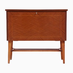 Cajonera vintage de madera, años 60