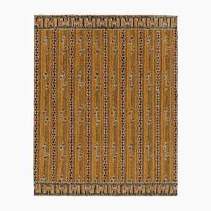 Marta Stripe Rug in Gold Tones by Rug&Kilim