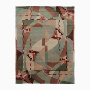 Alfombra con estampado geométrico dinámico de Rug & Kilim