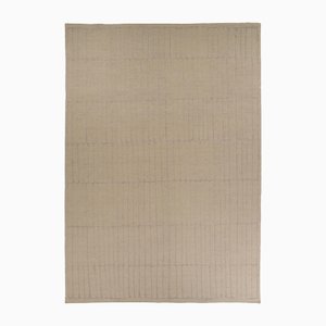 Textural Rug in Beige-Brown Tones by Rug&Kilim