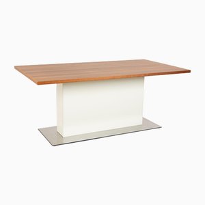 ET 1500 Dining Table in Brown and White Wood from Hülsta