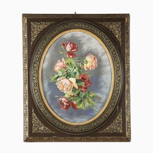 Blumenmotiv, 20. Jahrhundert, Mixed Media auf Papier