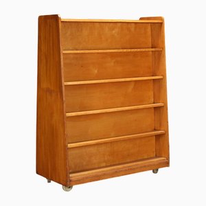 Bibliothèque Vintage en Placage d'Érable, Italie, 1960s