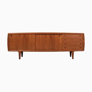 Dänisches Mid-Century Sideboard aus Teak von HP Hansen, 1960er
