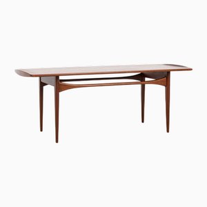 Mesa de centro Mid-Century de teca atribuida a Tove & Edvard Kindt-Larsen para France & Søn, años 60