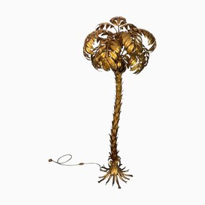Stehlampe aus Palmen von Hans Kögl, 1970er