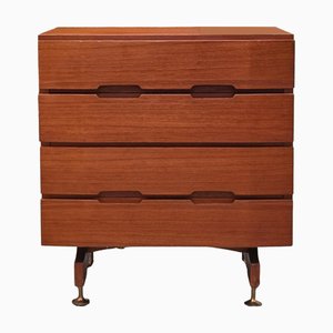 Commode en Teck par Giuseppe Brusadelli pour GBL, Italie, 1960s