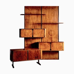 Console Murale Vintage et Crédence par Elio Monesi, Italie, 1950s, Set de 2