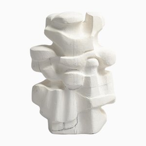 Scultura astratta in gesso di Jan Keustermans, Gesso