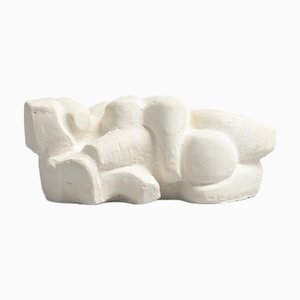 Abstract Plaster Sculpture by Jan Keustermans, 1990s