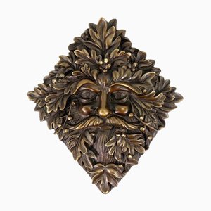 Bronze Forest Spirit Wall Relief