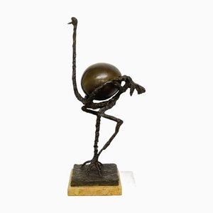 After Salvador Dalí, The Ostrich, Bronze Sculpture