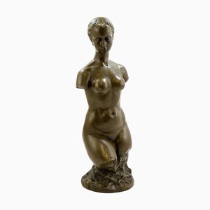 20th Century Bronze Female Torso Sculpture
