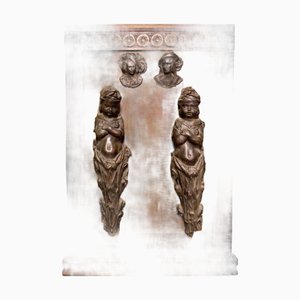 Architectural Sculpture with Putti and Others