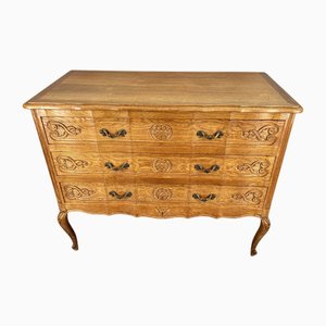 Vintage French Chest of Drawers in Oak