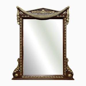 Miroir Style Louis XVI Colis Doré et Peint