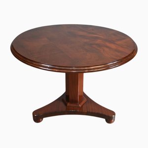 Antiker Regency Center Tisch Flamme aus Mahagoni, 1840