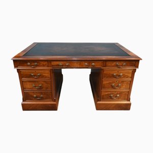 Regency Partners Desk in Mahogany, 1930s