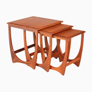 Mid-Century Astro Satztische aus Teak von G-Plan, 1960er, 3er Set