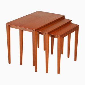 Mid-Century Teak Nesting Tables by Richard Hornby, 1960s, Set of 3