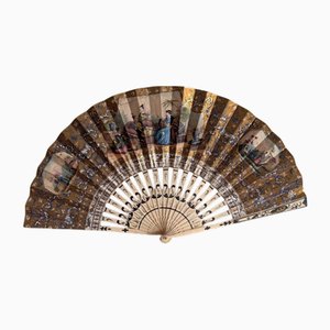 Fan with Original Box, 1800s
