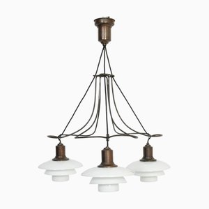 Lampadario PH2/2 vintage di Poul Henningsen, anni '30