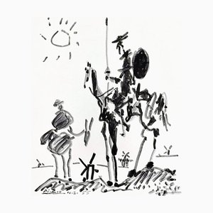 Pablo Picasso, Don Chisciotte, XX secolo, Litografia