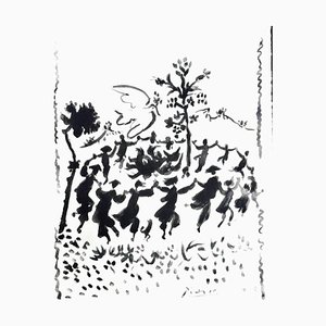 Pablo Picasso, Vive la Pair, 20th Century, Lithograph