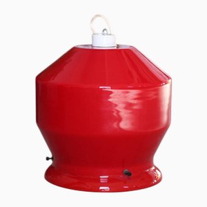 Industrial Metal Pendant Lamp, Italy, 1960s