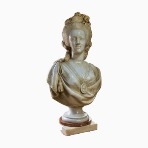 Bust of Marie Antoinette, Early 19th Century, Carrara Marble