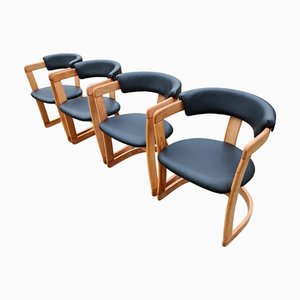 Mid-Century Modern Brigitte Dining Room Chairs by Pozzi and Verga, 1960s, Set of 4