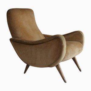 French Beige Lounge Chair