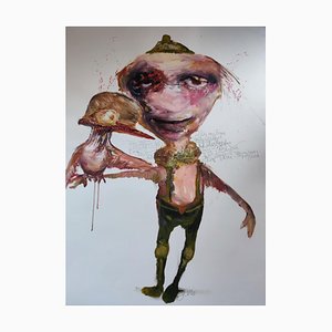 Juliane Hundertmark, Untitled 2, 2025, Oil on Archival Paper