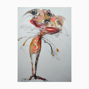 Juliane Hundertmark, Untitled 4, 2025, Oil on Archival Paper