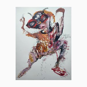 Juliane Hundertmark, Ohne Titel 11, 2025, Öl auf Archivpapier