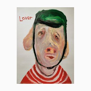 Juliane Hundertmark, Untitled 15, 2025, Oil on Archival Paper