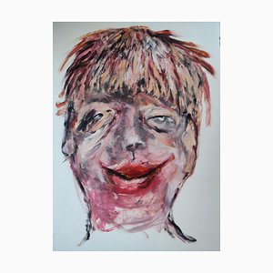 Juliane Hundertmark, Untitled 18, 2025, Oil on Archival Paper