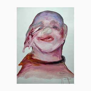 Juliane Hundertmark, Untitled 19, 2025, Oil on Archival Paper