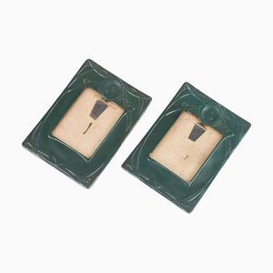 Cornici Art Nouveau con testa di donna, inizio XX secolo, set di 2