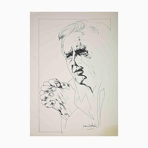 Nani Tedeschi, Portrait, Lithograph, 1970s