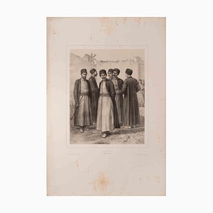 Auguste Raffet, Karaïmes (Tchérsonèse, Crimée), Lithograph, 1830s