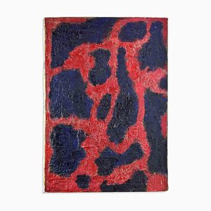 Giorgio Lo Fermo, Hommage to Alberto Burri, Ölgemälde, 2020